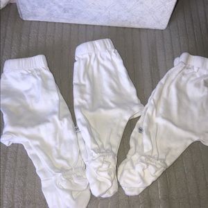 3 pack white pants